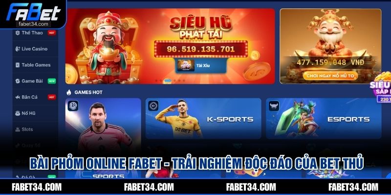 Bài Phỏm Online FABET - Trải Nghiệm Độc Đáo Của Bet Thủ