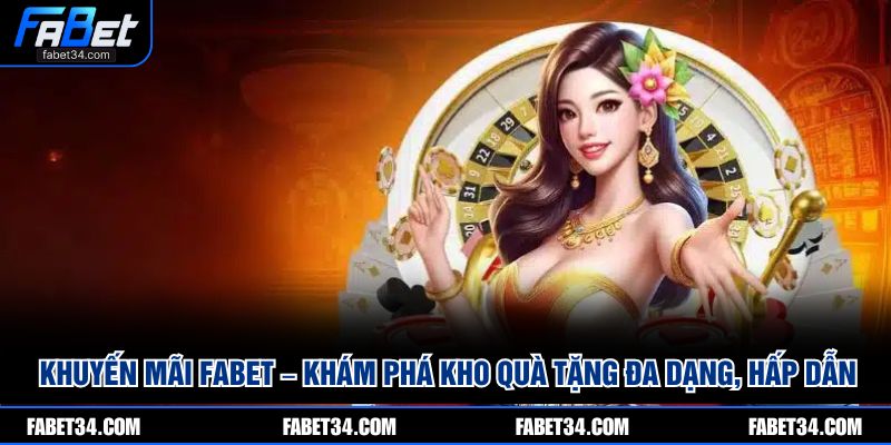 Khuyến mãi Fabet – Khám phá kho quà tặng đa dạng, hấp dẫn