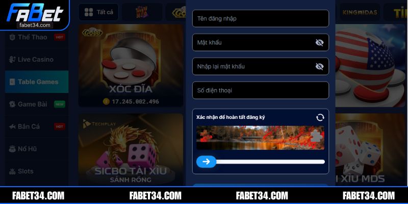Thao tác cá cược đơn giản với hướng dẫn FABET
